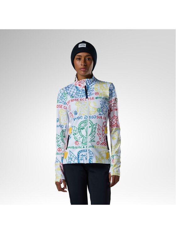 Rossignol Rossignol Polar W Jcc Fleece Jacket Kolorowy Slim Fit