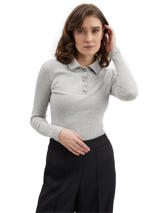 Orsay Orsay Koszula 180197-692000__L Szary Regular Fit