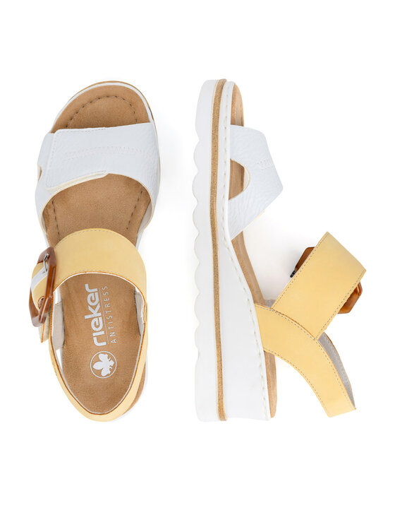 Rieker Rieker Sandalen 67476-69 Weiß