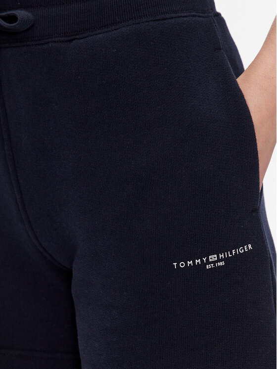 Tommy Hilfiger Tommy Hilfiger Sportske kratke hlače 1985 WW0WW38348 Tamnoplava Relaxed Fit