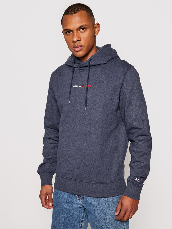 Tommy Jeans Džemperis Tjm Straight Logo DM0DM10190 Tamsiai mėlyna Regular  Fit • Modivo.lt