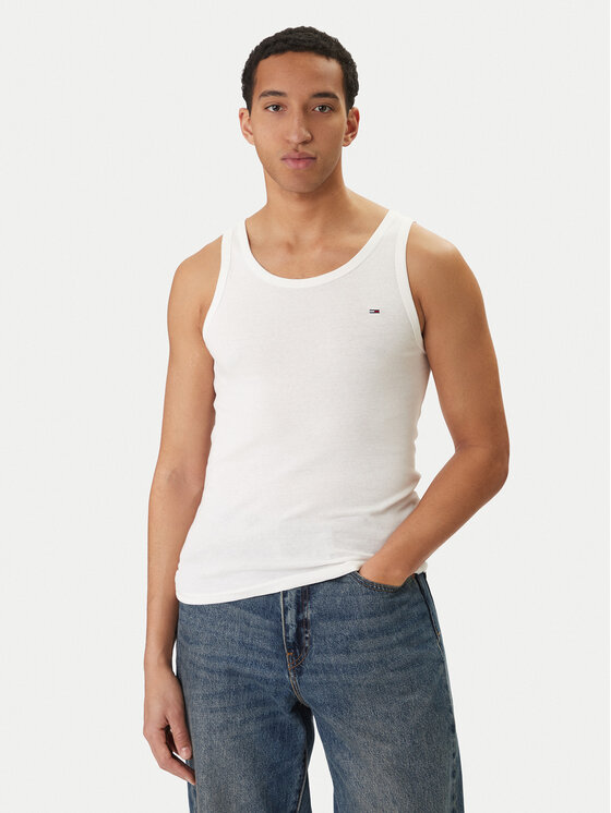 Tommy Jeans Tommy Jeans Ujjatlan felső szett DM0DM20769 Fehér Slim Fit