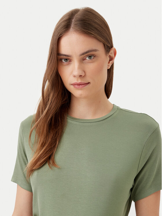 JDY JDY T-Shirt Como 15328940 Zielony Regular Fit