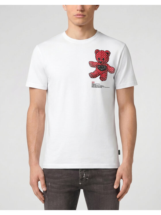 PHILIPP PLEIN PHILIPP PLEIN Tričko 31617 Biela Regular Fit