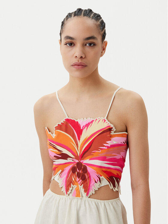 Maaji Maaji Ljetna haljina Sunrise PT2530CLD001 Bež Regular Fit