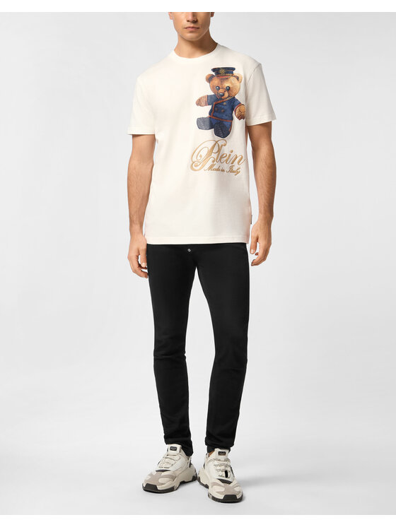 PHILIPP PLEIN PHILIPP PLEIN T-Shirt 27131 Biały Regular Fit