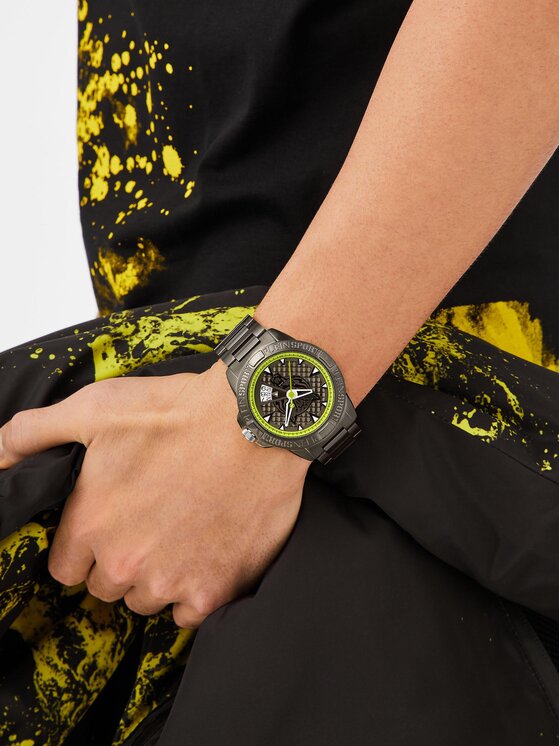 Plein Sport Plein Sport Sat Touchdown PSFBA1023 Srebrna