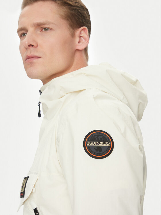 Napapijri Napapijri Anorak jakna Rainforest NP0A4HX6 Écru Regular Fit