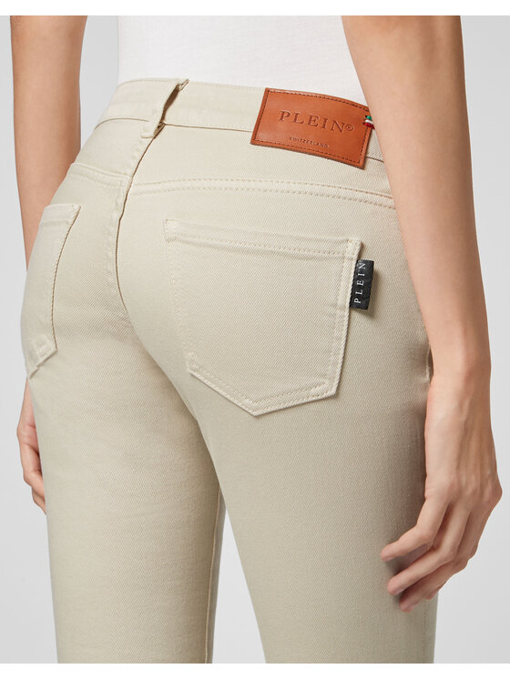PHILIPP PLEIN PHILIPP PLEIN Jeansy 1501 Béžová