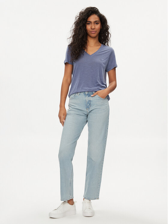 Lee Lee T-Shirt 112350203 Niebieski Regular Fit