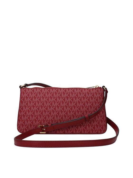 Michael Kors Michael Kors Torebka Red Fabric Crossbody Czerwony