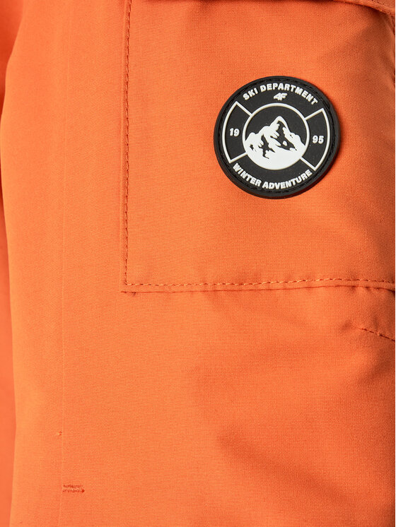 4F 4F Giacca da snowboard 4FJWAW24TTJAM538 Arancione Regular Fit