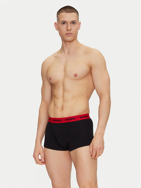 HUGO HUGO Set di 3 boxer 50532611 Nero