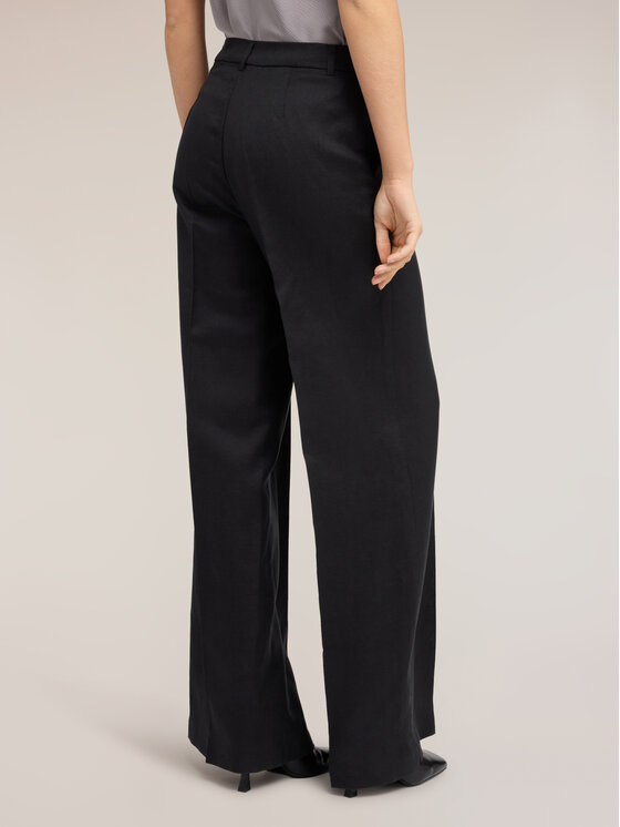 Motivi Motivi Pantaloni di tessuto P094Q004554N0Z3 Nero Over Fit