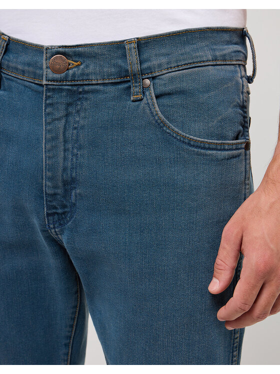 Wrangler Wrangler Jeansy LARSTON Niebieski Slim Fit