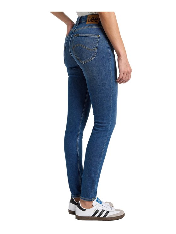Lee Lee Jeansy 112360026 Niebieski Skinny Fit