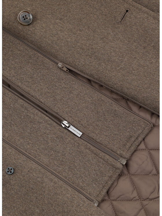 Pako Lorente Pako Lorente Płaszcz zimowy P26WF-7X-001 Brązowy Straight Fit