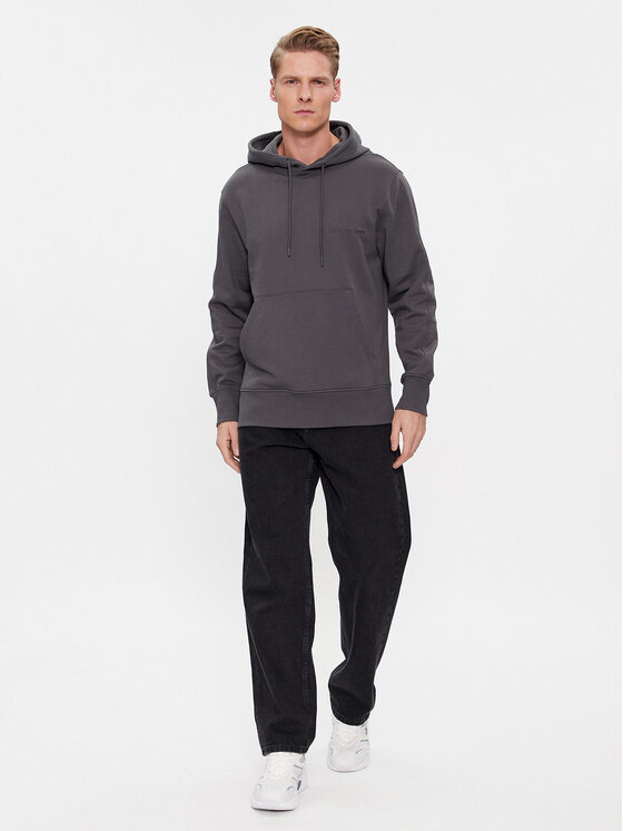 Calvin Klein Jeans Calvin Klein Jeans Mikina Institutional J30J324620 Šedá Regular Fit