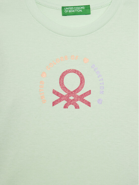 United Colors Of Benetton United Colors Of Benetton Halenka 3I9WG10HV Zelená Slim Fit