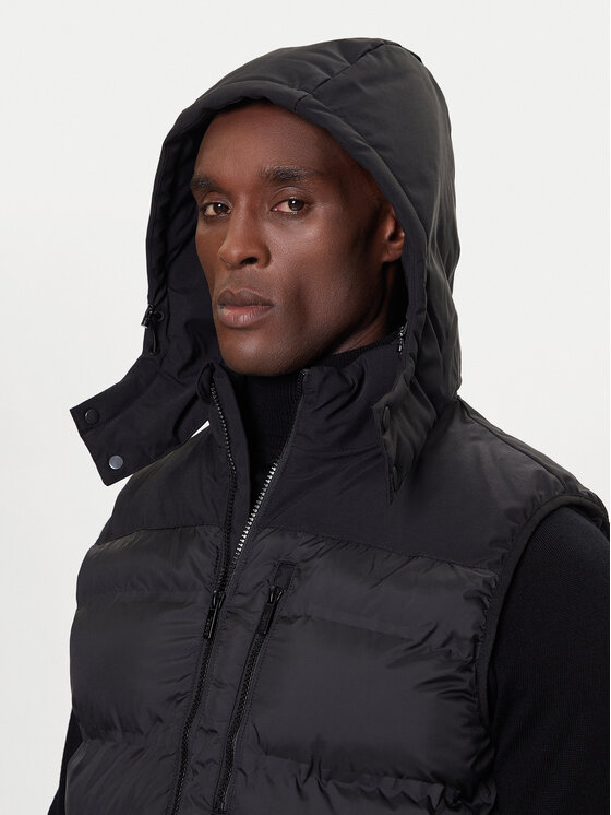 KARL LAGERFELD KARL LAGERFELD Mellény 505030 554596 Fekete Regular Fit