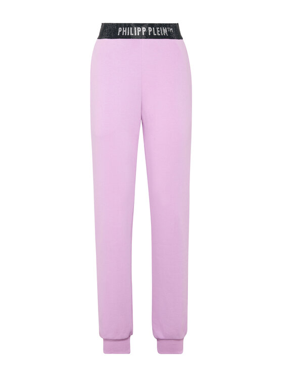PHILIPP PLEIN PHILIPP PLEIN Jogger nohavice 2029 Fialová Regular Fit