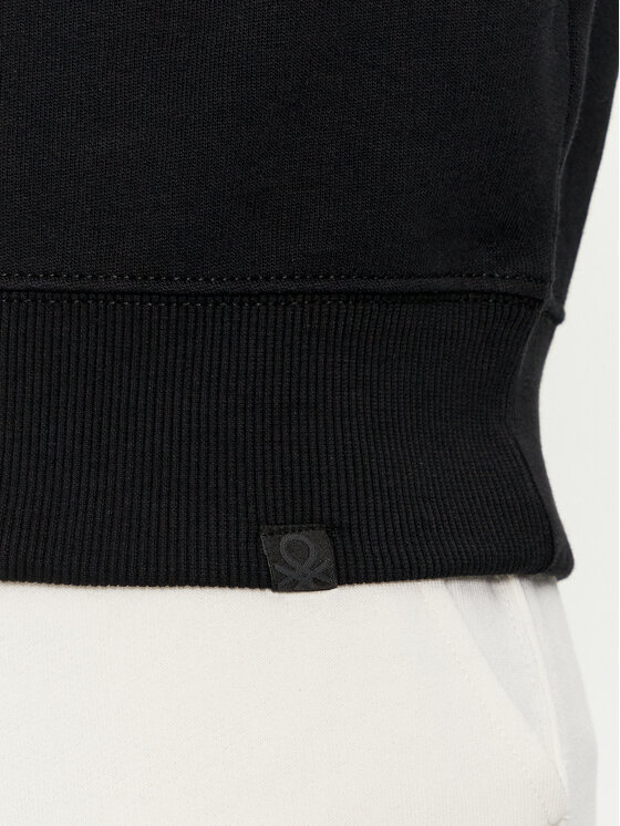 United Colors Of Benetton United Colors Of Benetton Μπλούζα 3J68U2001 Μαύρο Regular Fit
