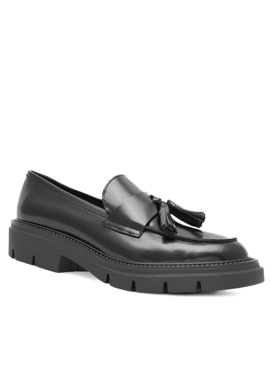 gino rossi chunky loafers rubber-i22 23580ab noir