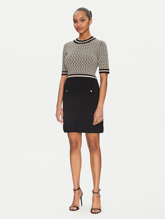 Morgan Morgan Φόρεμα υφασμάτινο 251-RMESTEM Μπεζ Slim Fit