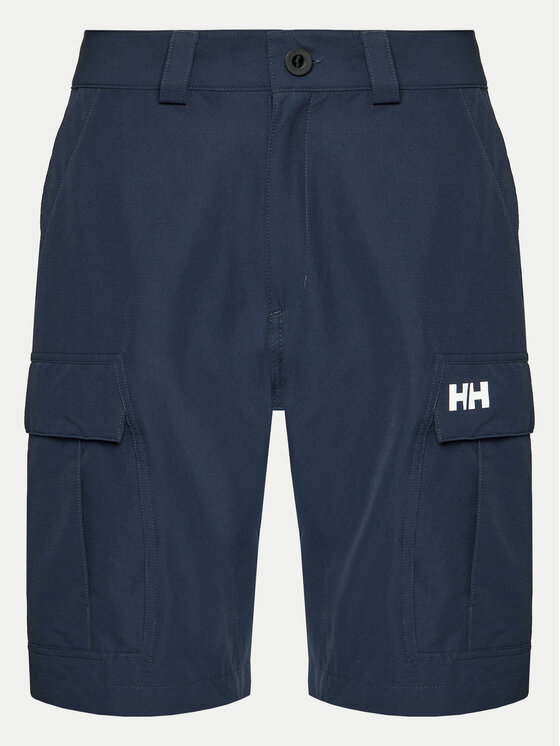 Helly Hansen Pantaloncini di tessuto Hh Qd Cargo 54154 Blu scuro Regular Fit Modivo