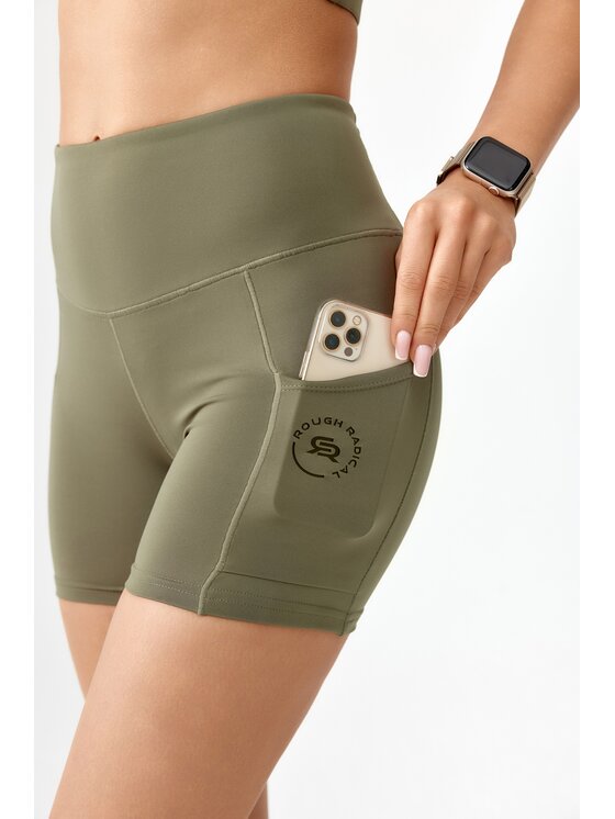 ROUGH RADICAL ROUGH RADICAL Szorty sportowe HAMPTONS SHORTS Khaki Slim Fit