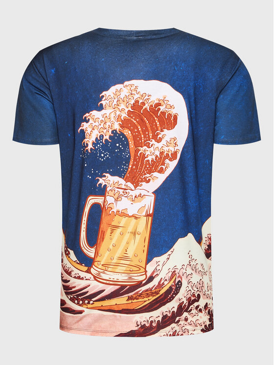 Mr. GUGU & Miss GO Mr. GUGU & Miss GO T-Shirt Unisex Kanagawa Beer Bunt Regular Fit