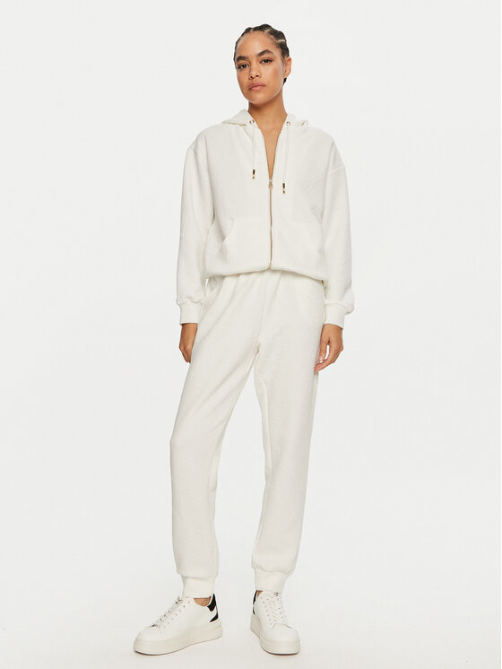 Gaudi Gaudi Sportinės kelnės 421BD24008 Écru Regular Fit