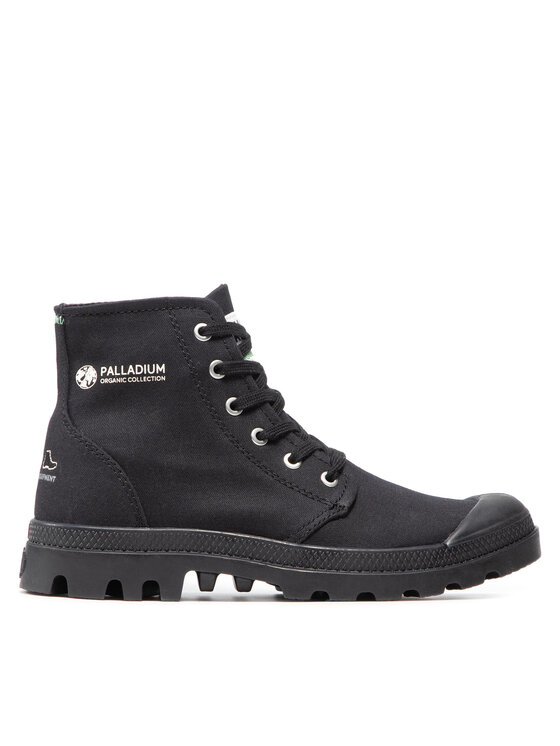 Palladium Palladium Turistická obuv Pampa Hi Organic II 77100-008-M Černá
