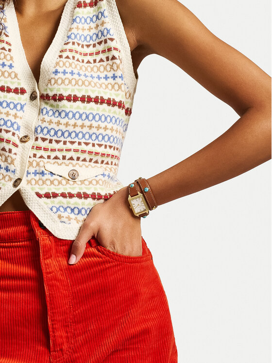 Fossil Fossil Часовник Raquel ES5418 Кафяв