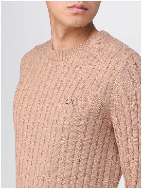 SUN68 SUN68 Maglione k43141-16 Beige Regular Fit