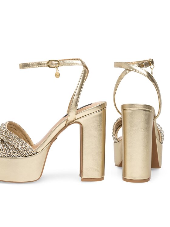 Nine West Nine West Sandały WFA2736-1 Złoty