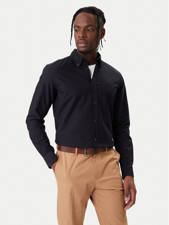 BOSS BOSS Košeľa H-Roan 50555920 Tmavomodrá Slim Fit