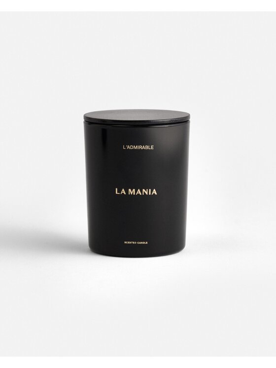 La Mania La Mania Świeca L'admirable Noir Czarny