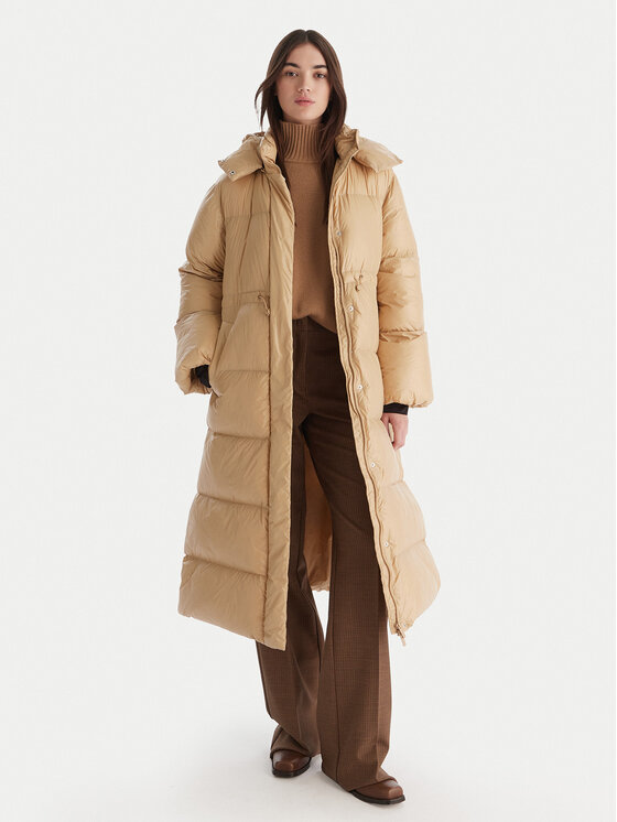 ViCOLO ViCOLO Vatovaná bunda TF0086 Béžová Regular Fit