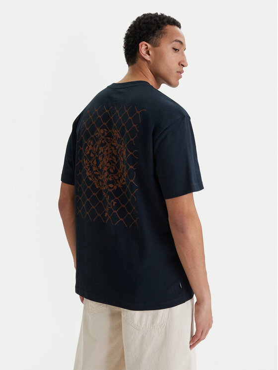 Element Element T-Shirt Anyways ELYZT00568 Dunkelblau Relaxed Fit