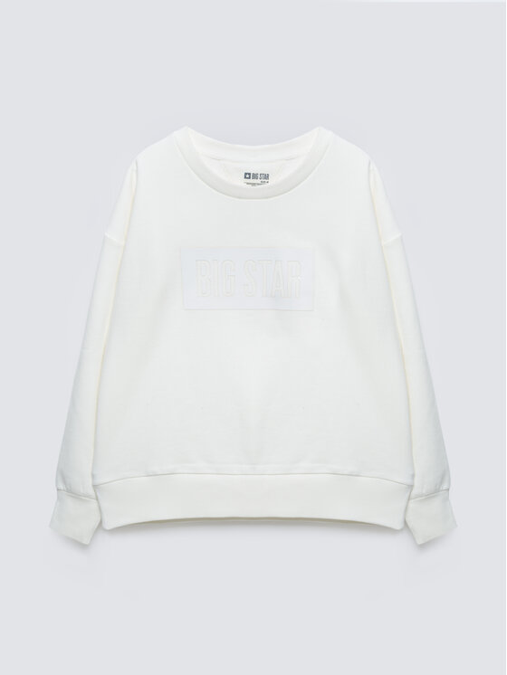 BIG STAR BIG STAR Bluza ONEIDEA Biały Basic Fit