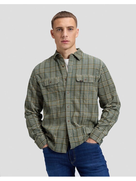 Lee Lee Koszula RIDER INSPIRED SHIRT Kolorowy Relaxed Fit