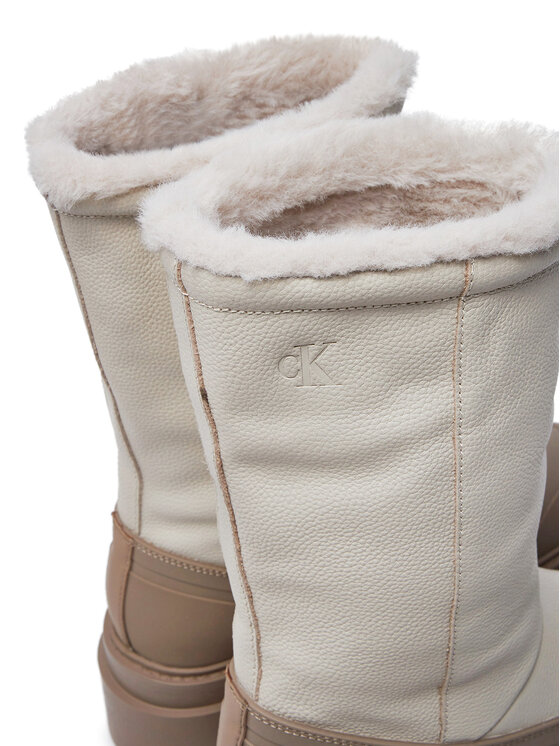 Calvin Klein Jeans Calvin Klein Jeans Schneeschuhe Flatform Chelsea Boot Padded YW0YW01558 Beige