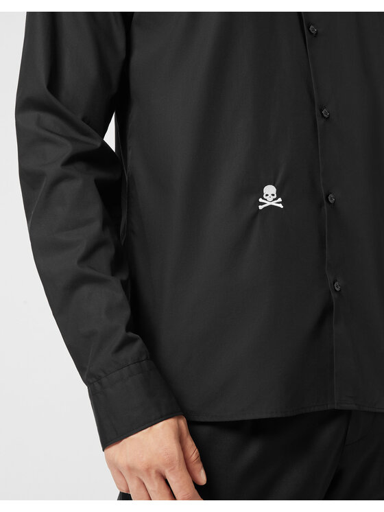 PHILIPP PLEIN PHILIPP PLEIN Košile 26107 Černá Fitted Fit