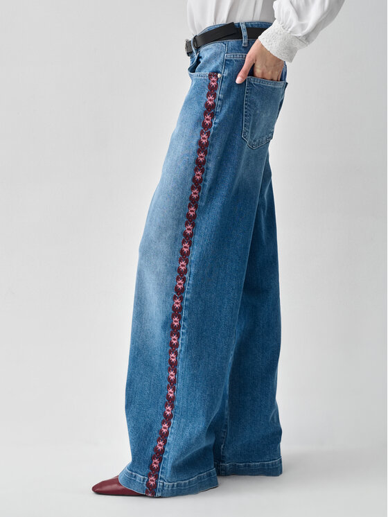 TATUUM TATUUM Jeansy DOBRAWA 1 Granatowy Wide Fit