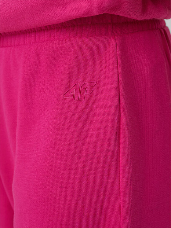 4F 4F Spodnie dresowe BASIC+ Różowy Regular Fit