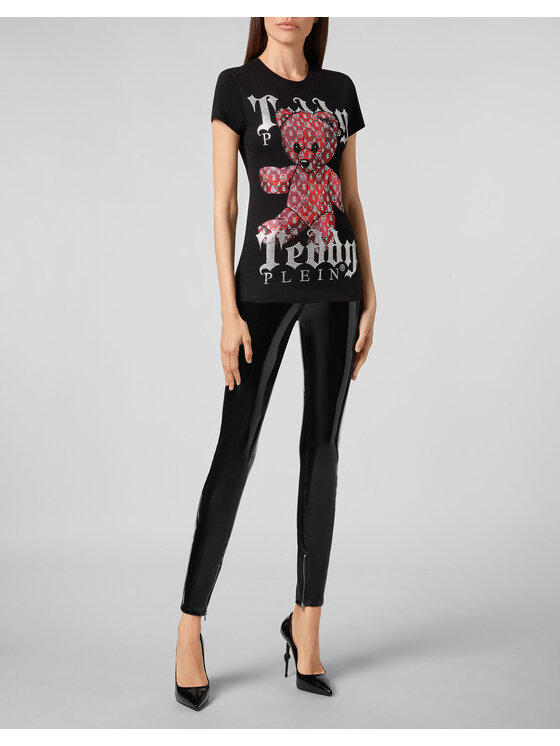 PHILIPP PLEIN PHILIPP PLEIN T-Shirt 1643 Černá Regular Fit
