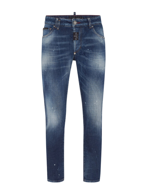 PHILIPP PLEIN PHILIPP PLEIN Jeansy 11455 Světle modrá Skinny Fit