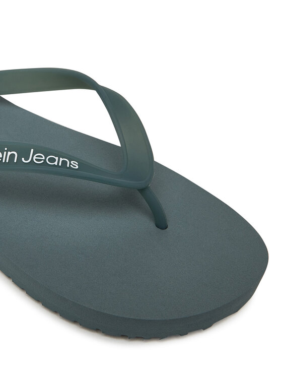 Calvin Klein Jeans Calvin Klein Jeans Japanke Beach Sandal Transparent Tpu YM0YM01267 Tirkizna
