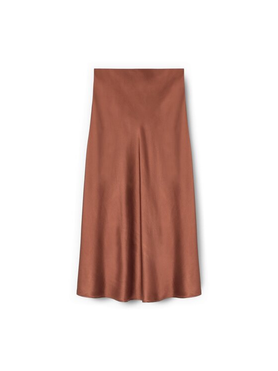 Motivi Motivi Gonna midi 1060Q001237N022 Marrone A-Line Fit